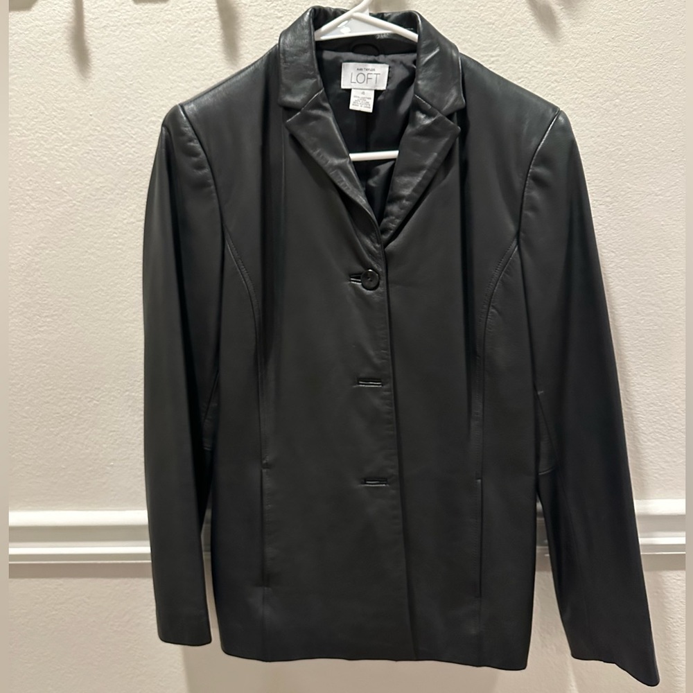 Ann TaylorTaylor loft, leather jacket RARE